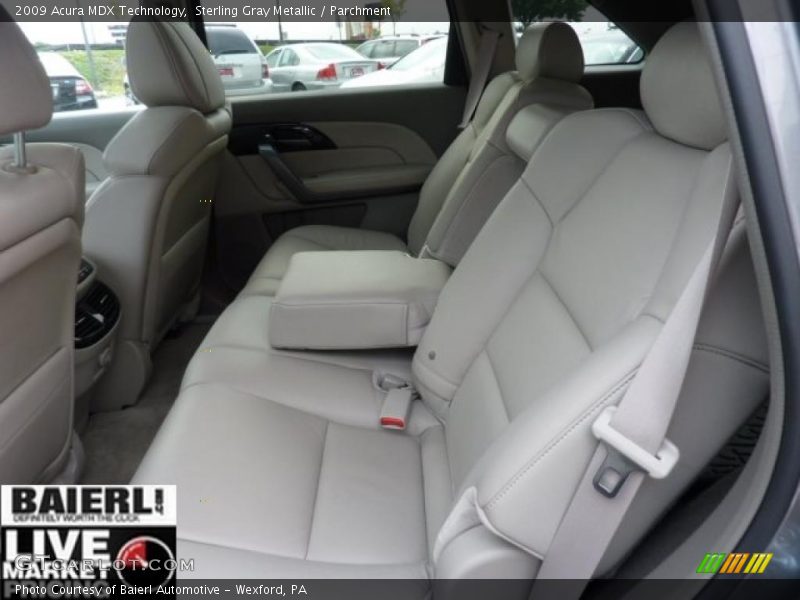 Sterling Gray Metallic / Parchment 2009 Acura MDX Technology