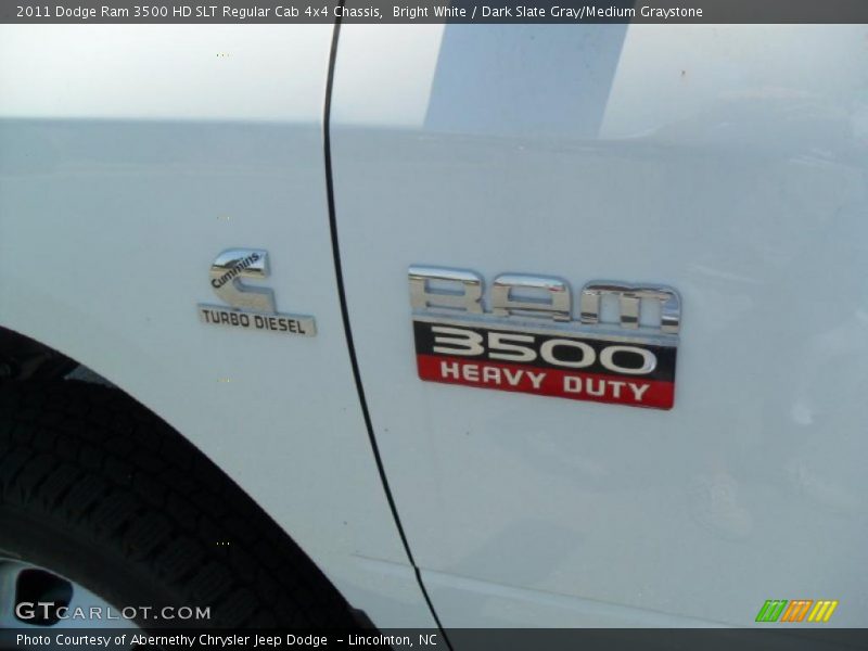  2011 Ram 3500 HD SLT Regular Cab 4x4 Chassis Logo