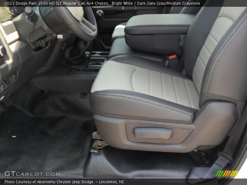  2011 Ram 3500 HD SLT Regular Cab 4x4 Chassis Dark Slate Gray/Medium Graystone Interior