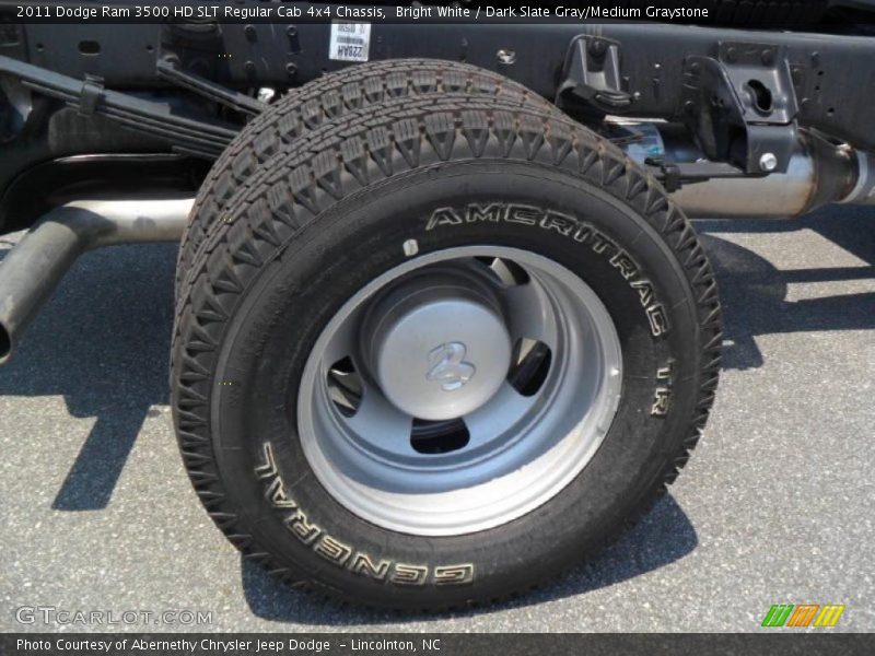  2011 Ram 3500 HD SLT Regular Cab 4x4 Chassis Wheel
