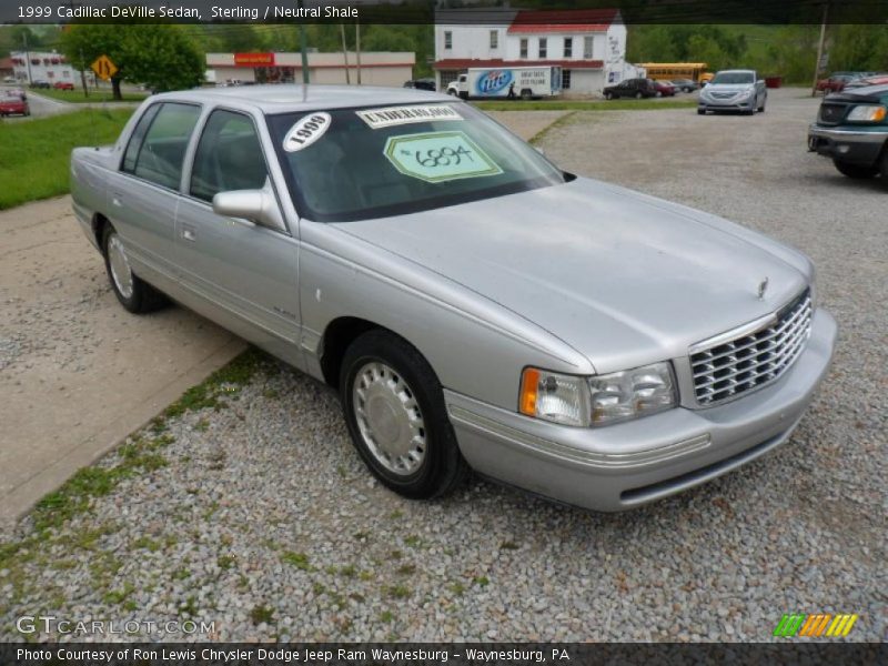 Sterling / Neutral Shale 1999 Cadillac DeVille Sedan