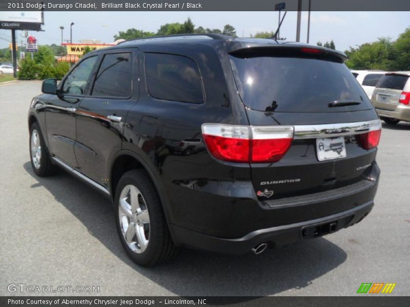 Brilliant Black Crystal Pearl / Black 2011 Dodge Durango Citadel