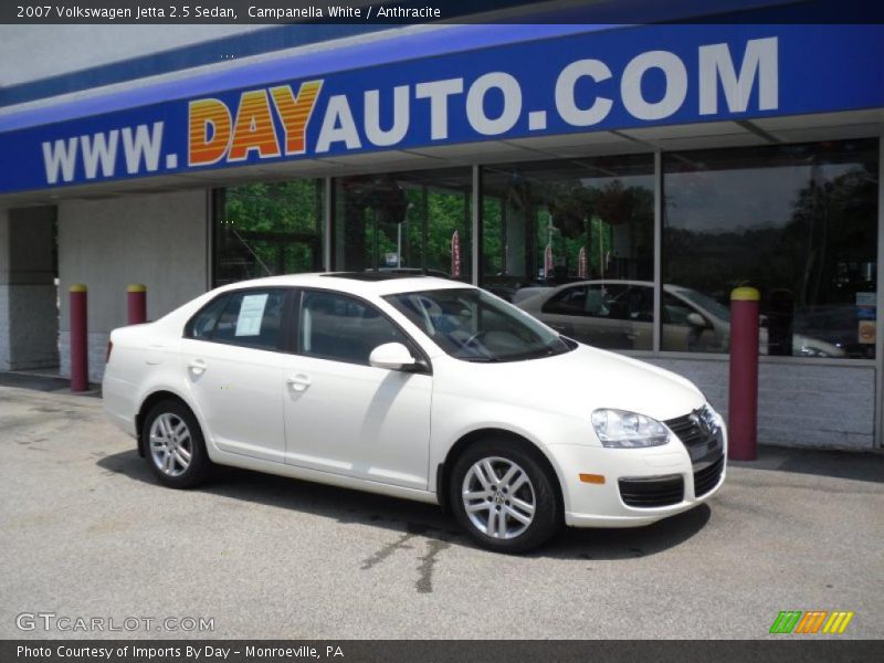 Campanella White / Anthracite 2007 Volkswagen Jetta 2.5 Sedan