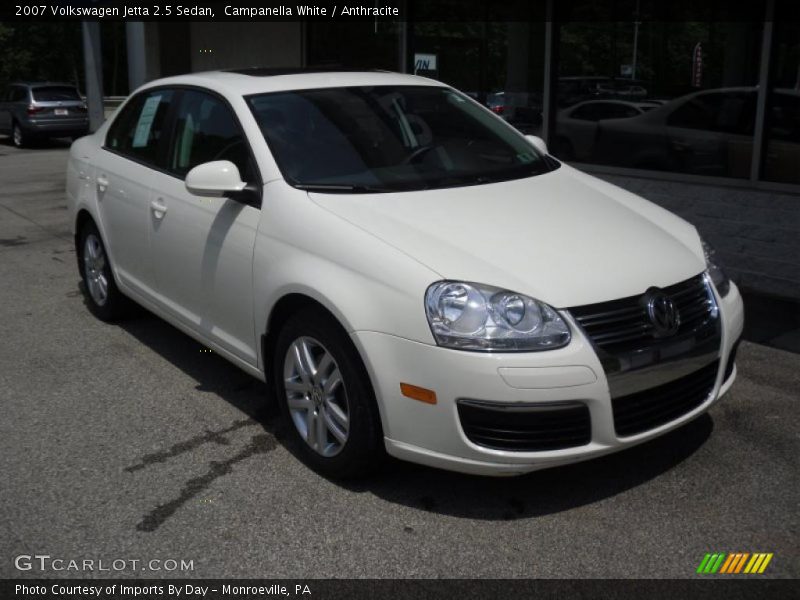 Campanella White / Anthracite 2007 Volkswagen Jetta 2.5 Sedan