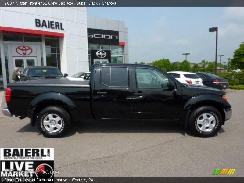 Super Black / Charcoal 2007 Nissan Frontier SE Crew Cab 4x4
