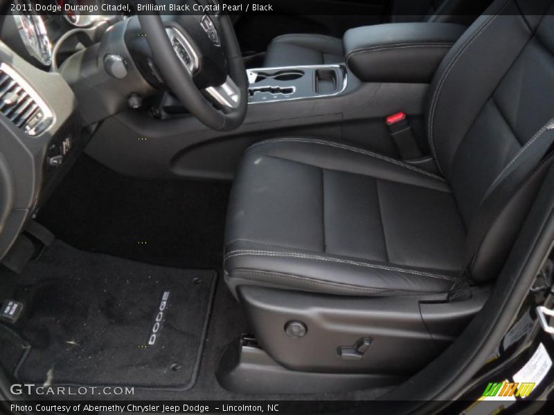 Brilliant Black Crystal Pearl / Black 2011 Dodge Durango Citadel
