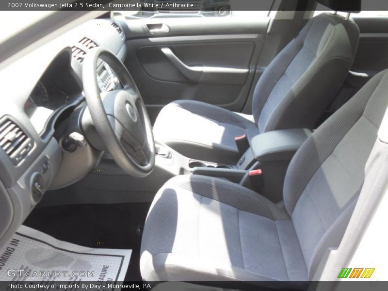 Campanella White / Anthracite 2007 Volkswagen Jetta 2.5 Sedan