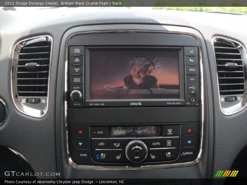 Brilliant Black Crystal Pearl / Black 2011 Dodge Durango Citadel