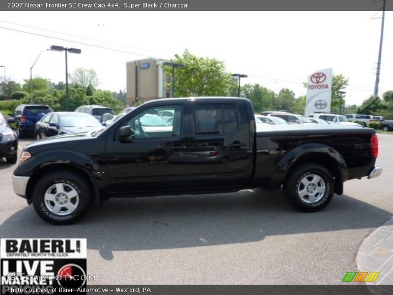 Super Black / Charcoal 2007 Nissan Frontier SE Crew Cab 4x4
