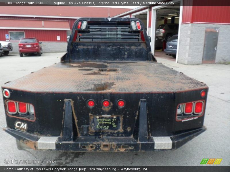 Inferno Red Crystal Pearl / Medium Slate Gray 2008 Dodge Ram 3500 SLT Regular Cab 4x4 Chassis