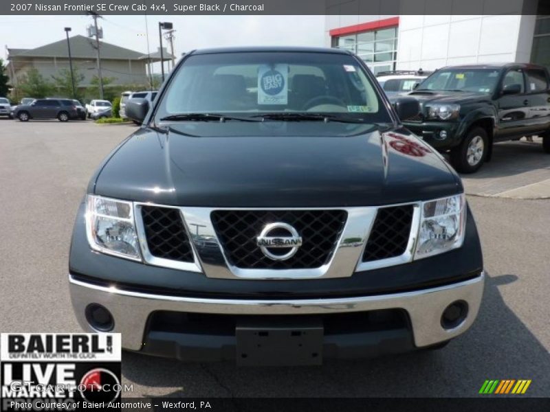 Super Black / Charcoal 2007 Nissan Frontier SE Crew Cab 4x4
