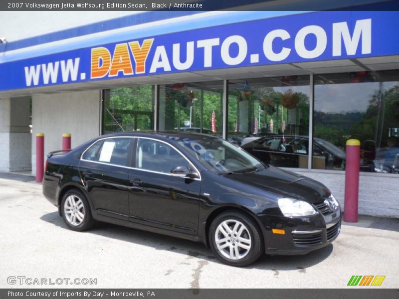 Black / Anthracite 2007 Volkswagen Jetta Wolfsburg Edition Sedan