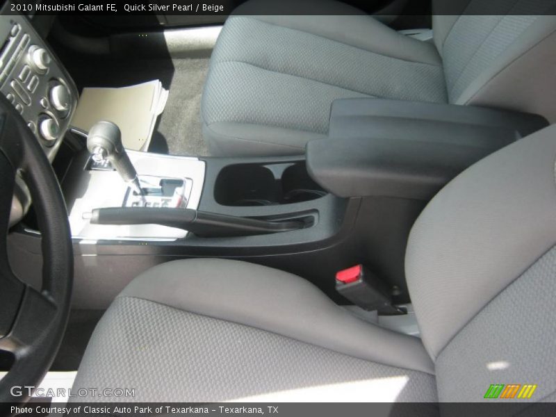 Quick Silver Pearl / Beige 2010 Mitsubishi Galant FE