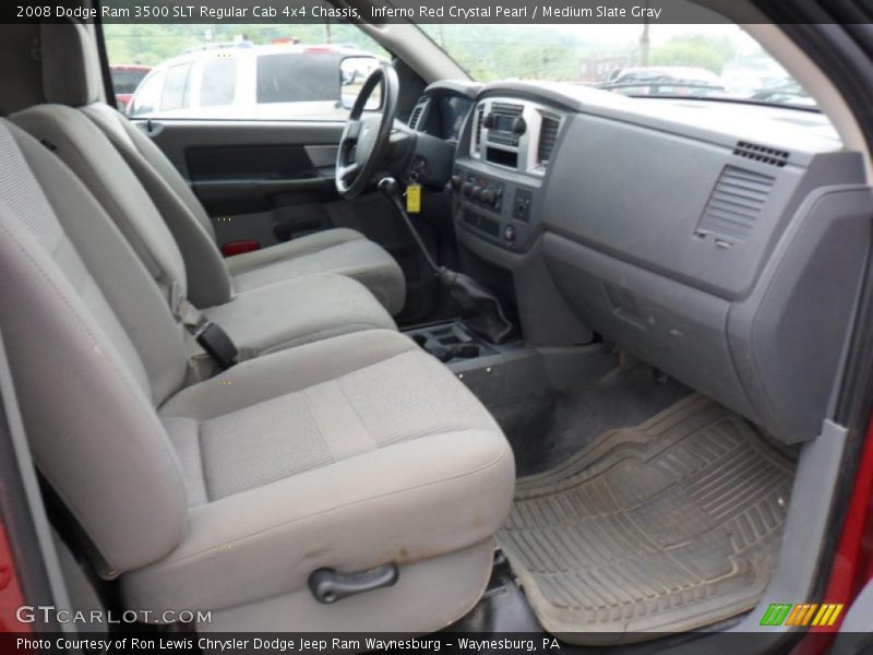  2008 Ram 3500 SLT Regular Cab 4x4 Chassis Medium Slate Gray Interior