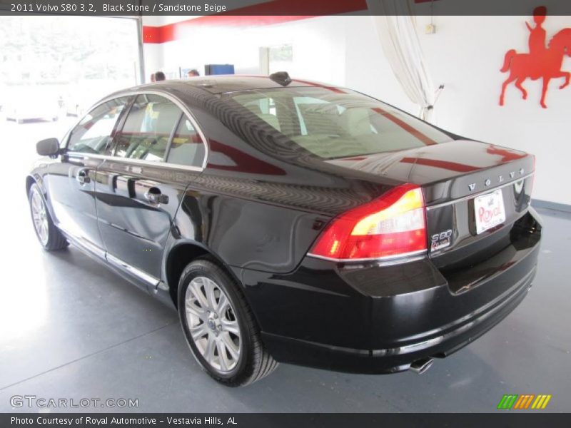 Black Stone / Sandstone Beige 2011 Volvo S80 3.2