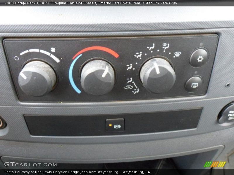 Controls of 2008 Ram 3500 SLT Regular Cab 4x4 Chassis