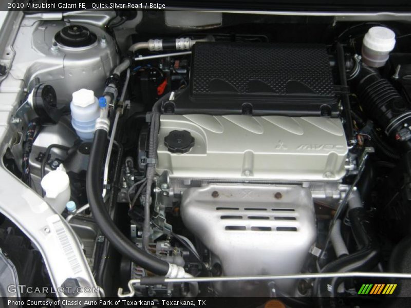Quick Silver Pearl / Beige 2010 Mitsubishi Galant FE