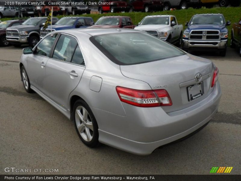 Classic Silver Metallic / Dark Charcoal 2010 Toyota Camry SE
