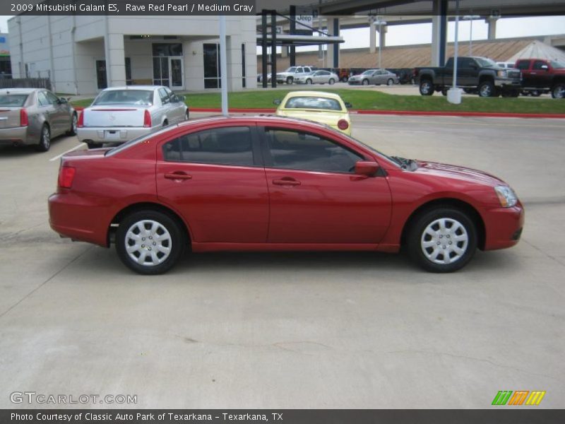 Rave Red Pearl / Medium Gray 2009 Mitsubishi Galant ES