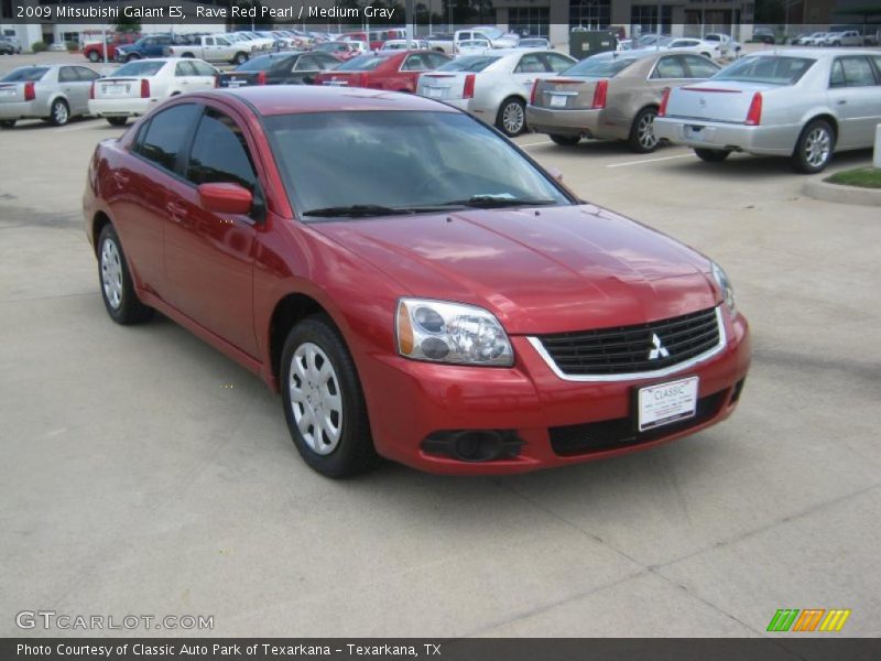 Rave Red Pearl / Medium Gray 2009 Mitsubishi Galant ES