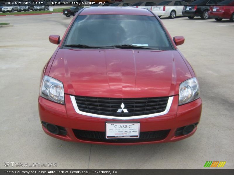 Rave Red Pearl / Medium Gray 2009 Mitsubishi Galant ES