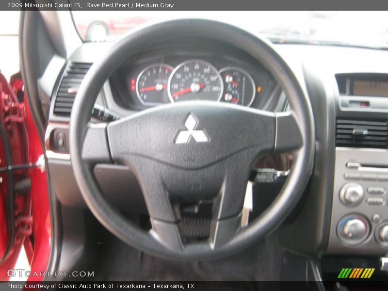 Rave Red Pearl / Medium Gray 2009 Mitsubishi Galant ES