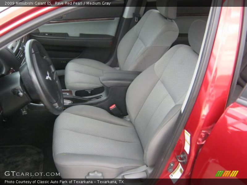 Rave Red Pearl / Medium Gray 2009 Mitsubishi Galant ES