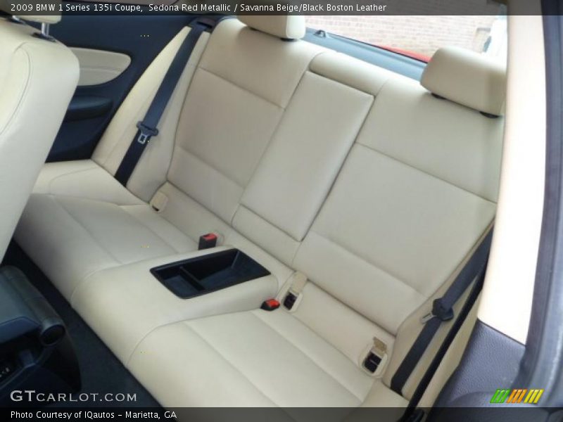  2009 1 Series 135i Coupe Savanna Beige/Black Boston Leather Interior