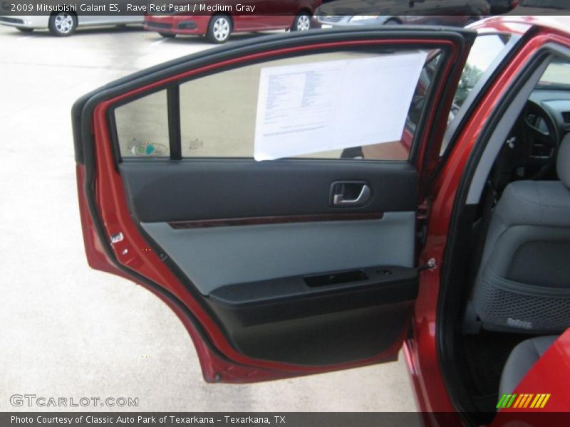 Rave Red Pearl / Medium Gray 2009 Mitsubishi Galant ES