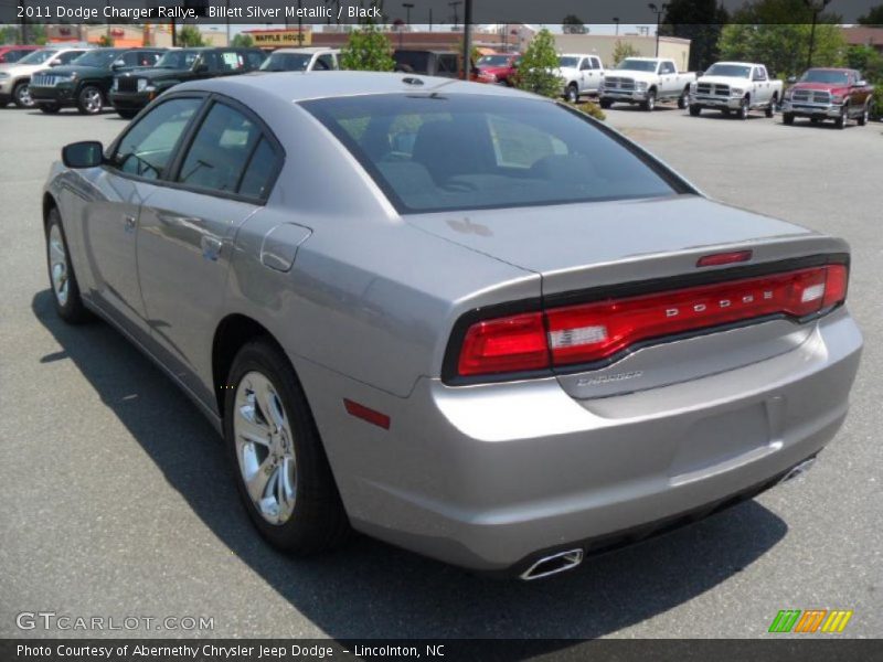 Billett Silver Metallic / Black 2011 Dodge Charger Rallye