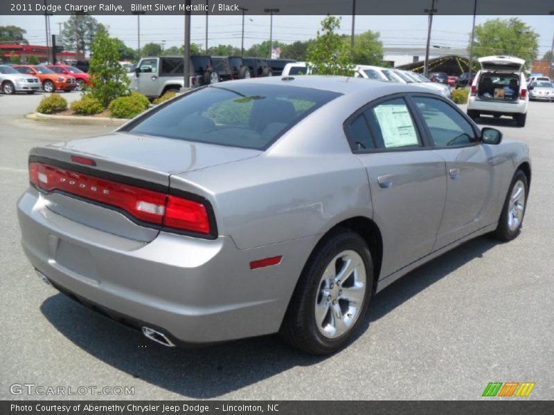 Billett Silver Metallic / Black 2011 Dodge Charger Rallye