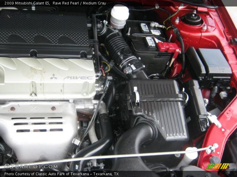 Rave Red Pearl / Medium Gray 2009 Mitsubishi Galant ES