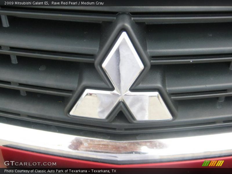 Rave Red Pearl / Medium Gray 2009 Mitsubishi Galant ES