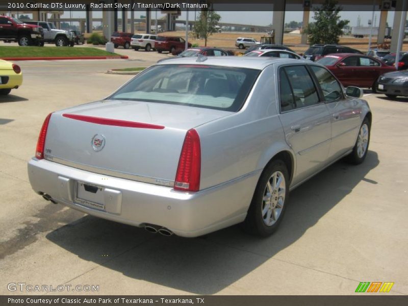 Radiant Silver / Titanium/Dark Titanium 2010 Cadillac DTS Luxury