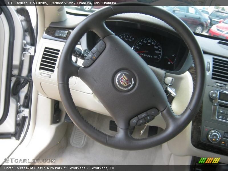 Radiant Silver / Titanium/Dark Titanium 2010 Cadillac DTS Luxury