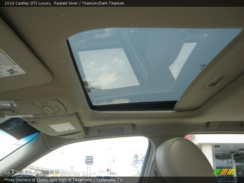 Radiant Silver / Titanium/Dark Titanium 2010 Cadillac DTS Luxury