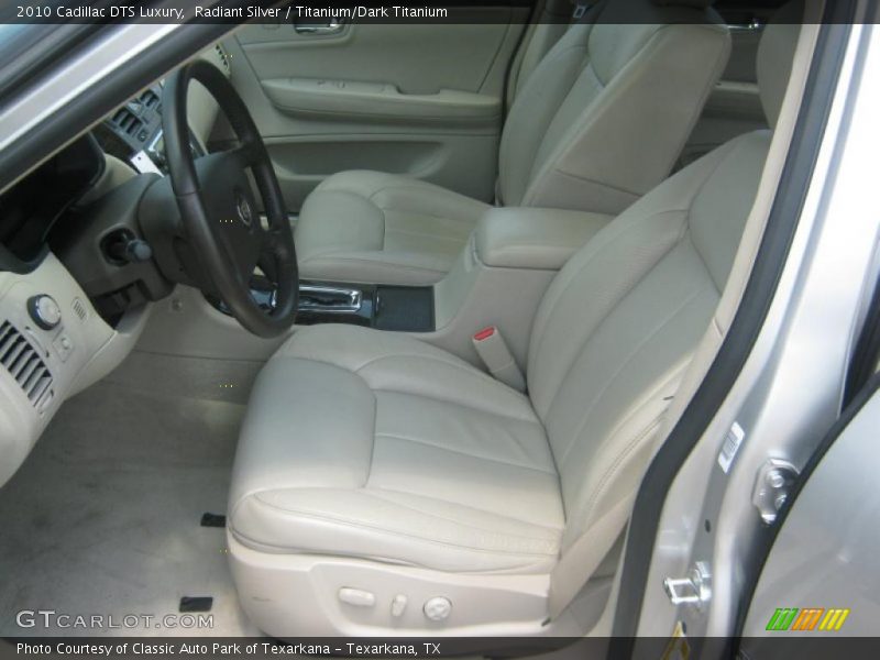 Radiant Silver / Titanium/Dark Titanium 2010 Cadillac DTS Luxury