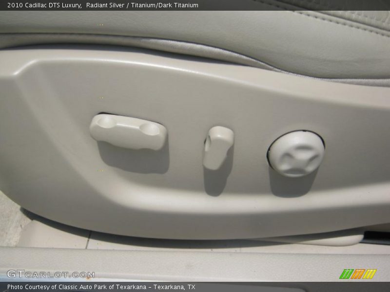 Radiant Silver / Titanium/Dark Titanium 2010 Cadillac DTS Luxury