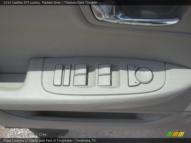 Radiant Silver / Titanium/Dark Titanium 2010 Cadillac DTS Luxury