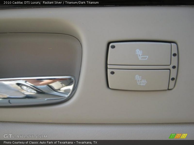 Radiant Silver / Titanium/Dark Titanium 2010 Cadillac DTS Luxury