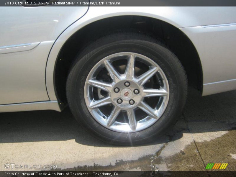 Radiant Silver / Titanium/Dark Titanium 2010 Cadillac DTS Luxury