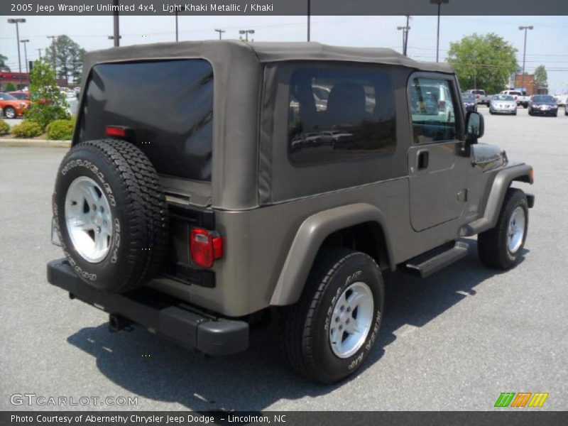 Light Khaki Metallic / Khaki 2005 Jeep Wrangler Unlimited 4x4