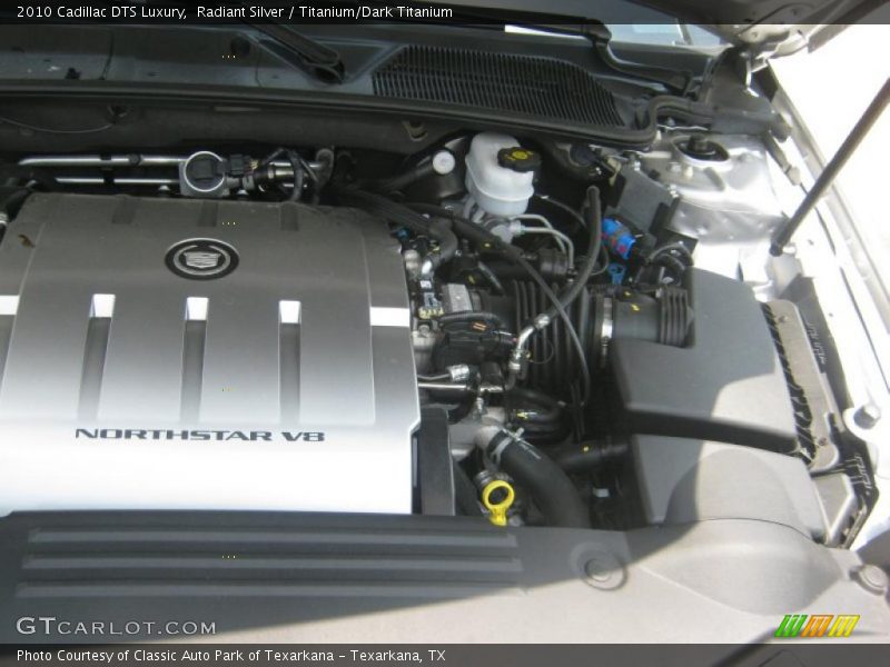 Radiant Silver / Titanium/Dark Titanium 2010 Cadillac DTS Luxury