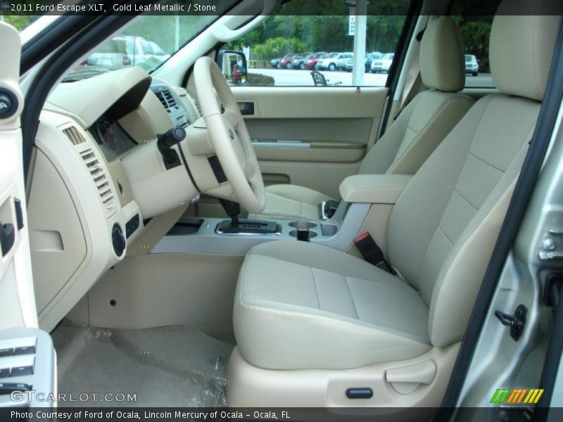 Gold Leaf Metallic / Stone 2011 Ford Escape XLT
