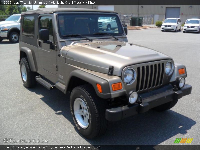 Light Khaki Metallic / Khaki 2005 Jeep Wrangler Unlimited 4x4