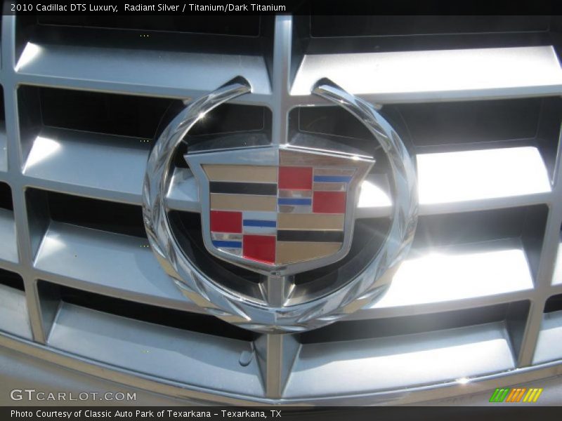Radiant Silver / Titanium/Dark Titanium 2010 Cadillac DTS Luxury