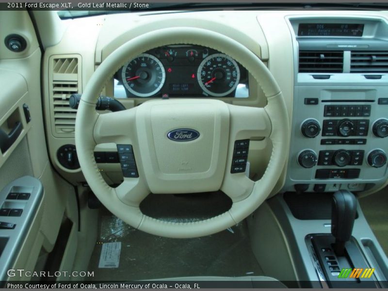 Gold Leaf Metallic / Stone 2011 Ford Escape XLT