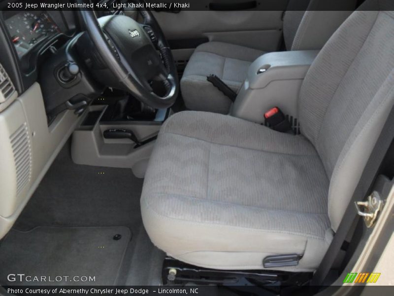 Light Khaki Metallic / Khaki 2005 Jeep Wrangler Unlimited 4x4