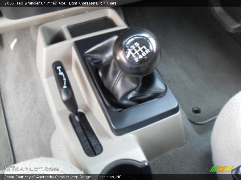 Light Khaki Metallic / Khaki 2005 Jeep Wrangler Unlimited 4x4