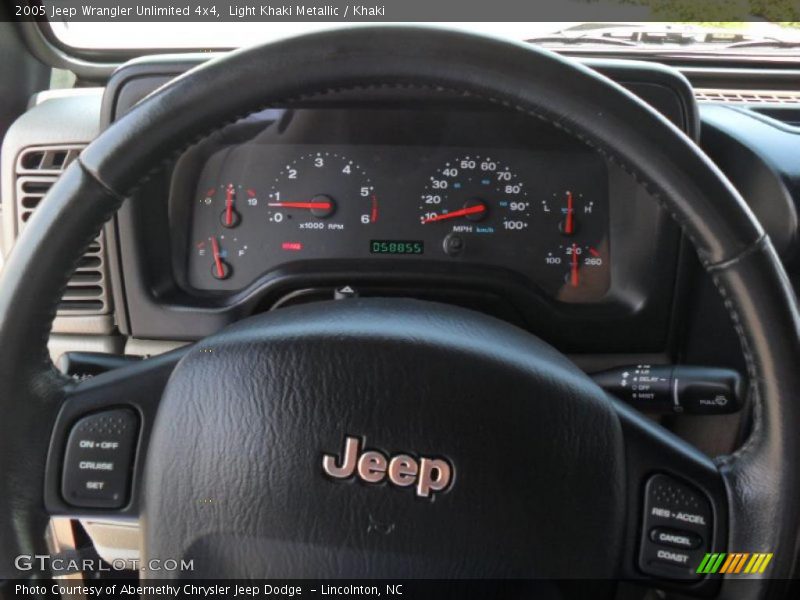 Light Khaki Metallic / Khaki 2005 Jeep Wrangler Unlimited 4x4